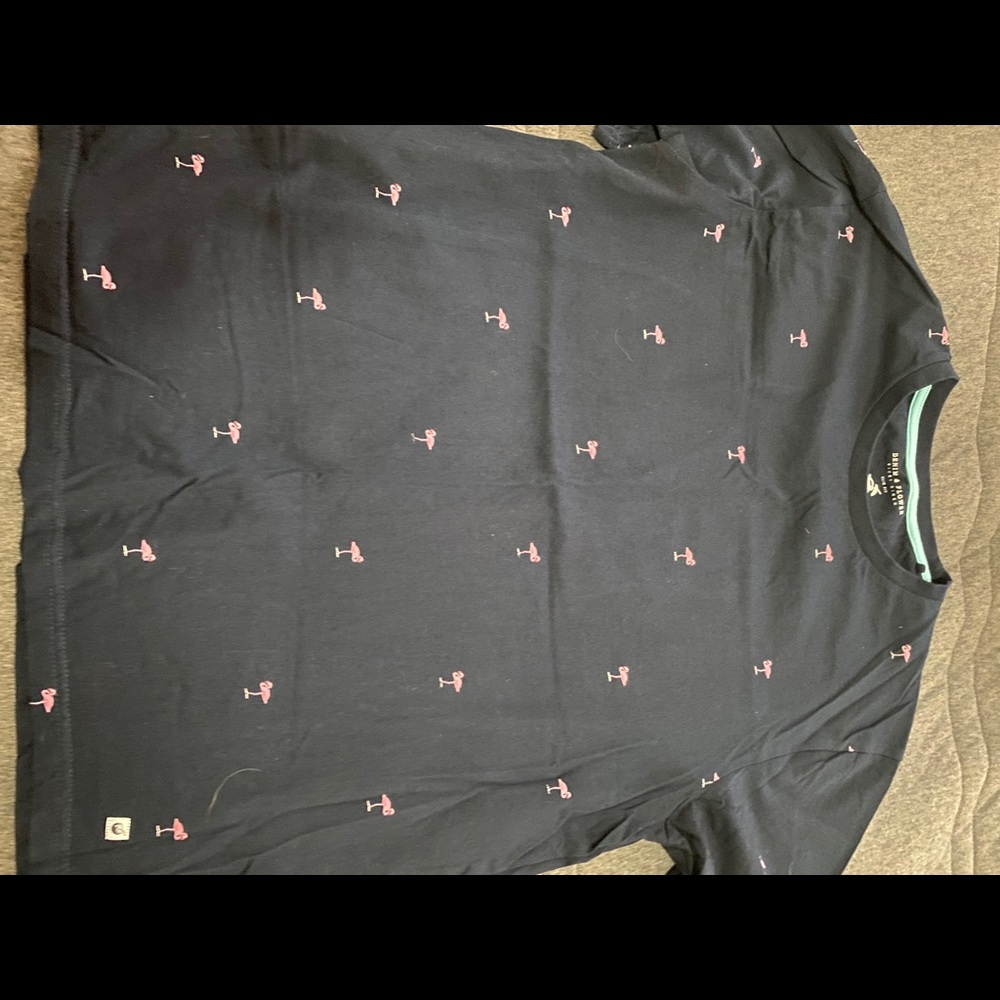 Flamingo shirt sz L